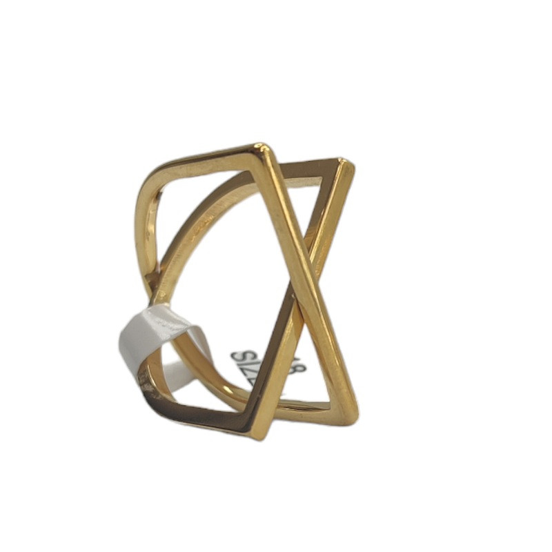 انگشتر زنانه مدل ضربدری z1002 انگشتر زنانه مدل ضربدری z1002