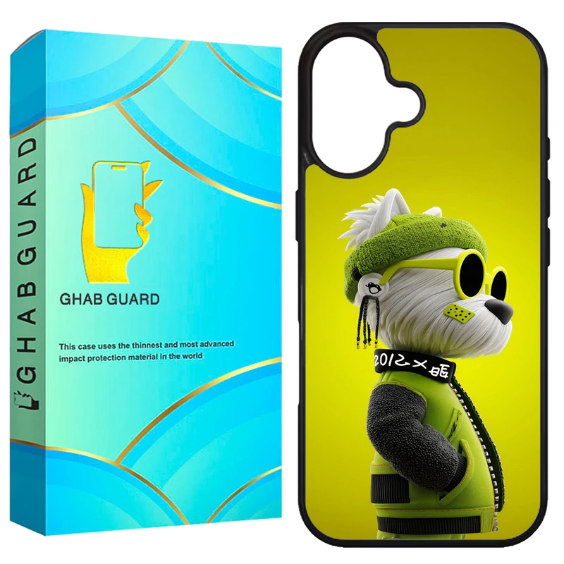 کاور قاب گارد طرح سگ مدل G16PL مناسب برای گوشی موبایل اپل iPhone 16 Plus