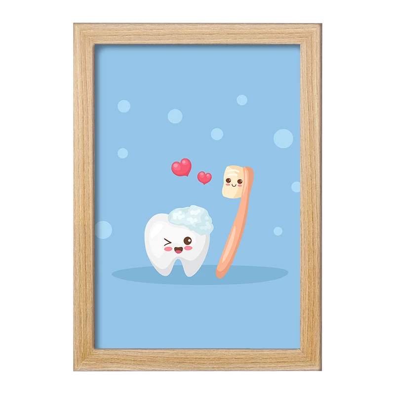 تابلو خندالو مدل دندان و دندان پزشکی کودکانه کد 36709