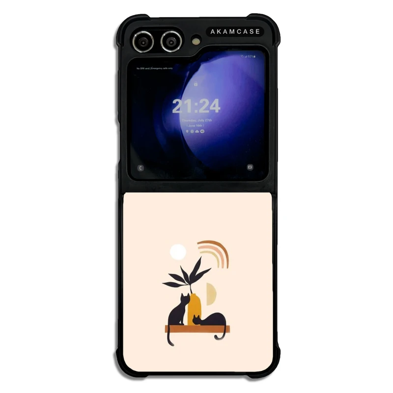 کاور آکام مدل AMC-WSGZFLIP5-CATS-27 مناسب برای گوشی موبایل سامسونگ Galaxy Z Flip 5