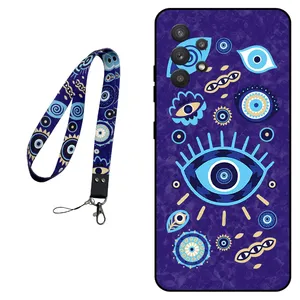 Megafone Devil Eye 0023 Cover For Samsung Galaxy A32 4G Mobile Neckband