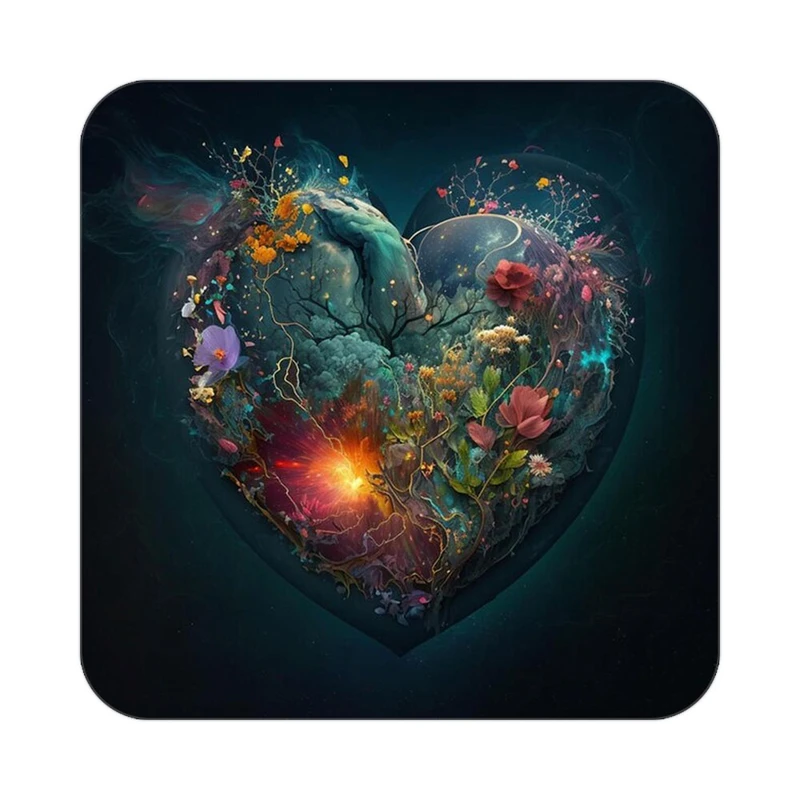 زیر لیوانی کاکتی مدل عاشقانه کد mp13639