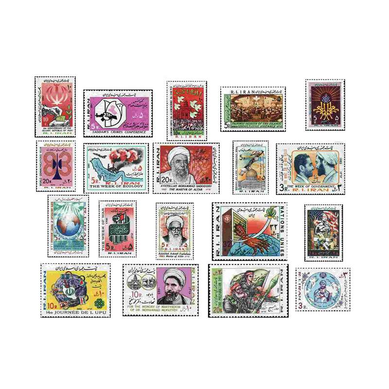 تمبر یادگاری مدل سال 1362 کد n-43 بسته 19 عددی تمبر یادگاری مدل سال 1362 کد n-43 بسته 19 عددی