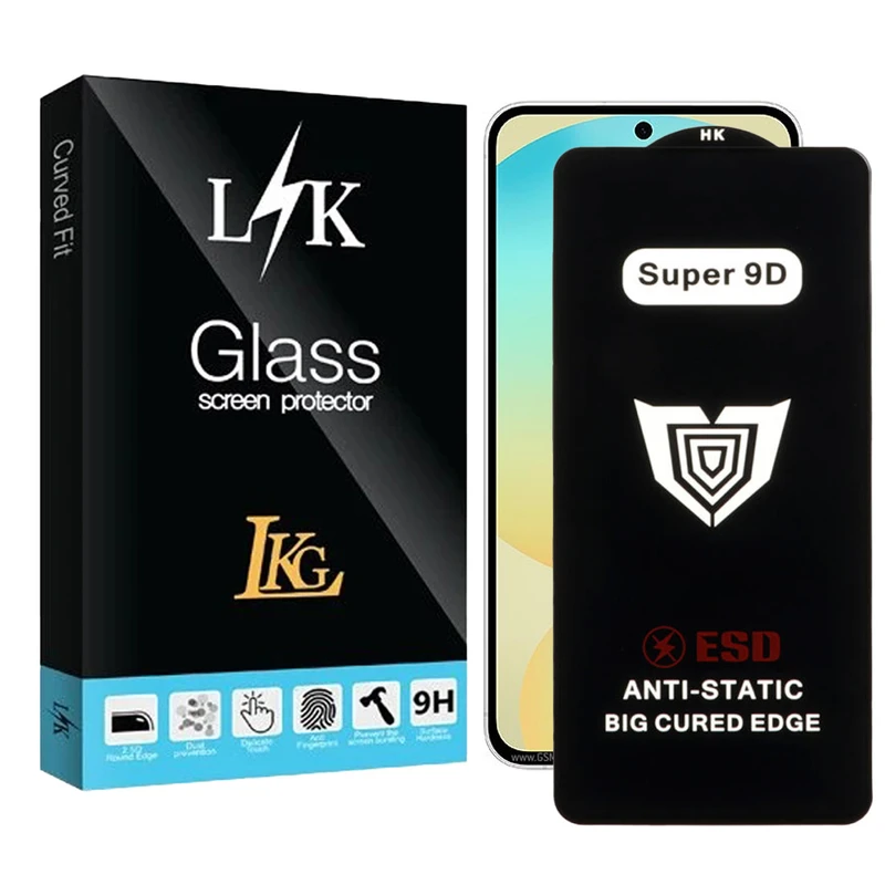 محافظ صفحه نمایش ال کا جی مدل Super 9D مناسب برای گوشی موبایل سامسونگ Galaxy S24 FE 5G