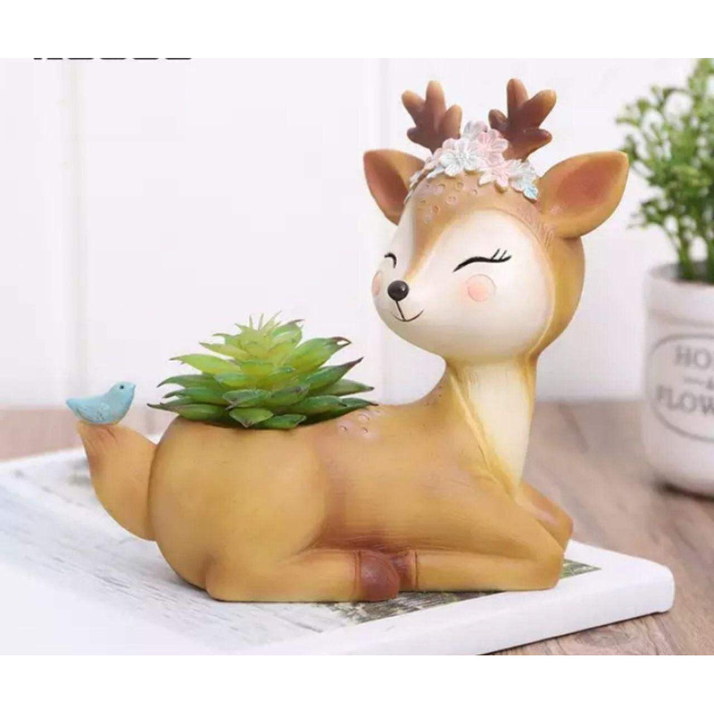 گلدان طرح آهو کد BH366