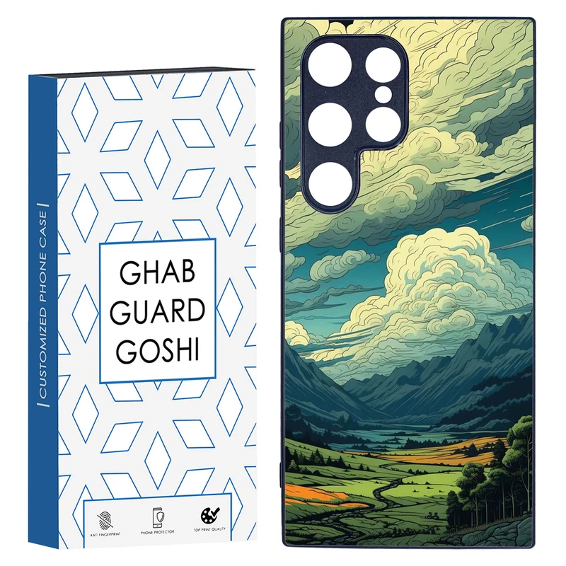 کاور قاب گارد گوشی طرح منظره کد TPU-172 مناسب برای گوشی موبایل سامسونگ Galaxy S24 ULTRA