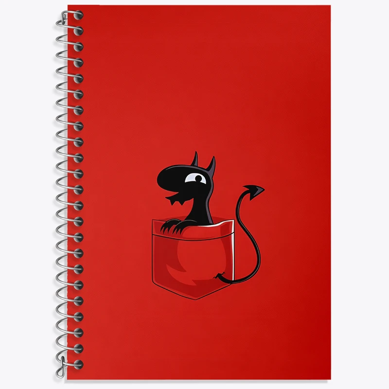 دفتر زبان 50 برگ خندالو مدل دو خط طرح انیمه طلسم شدگان کد N3224