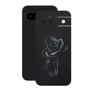 Remax cover sticker Leth model black rose design suitable for Google Pixel 8a mobile phone