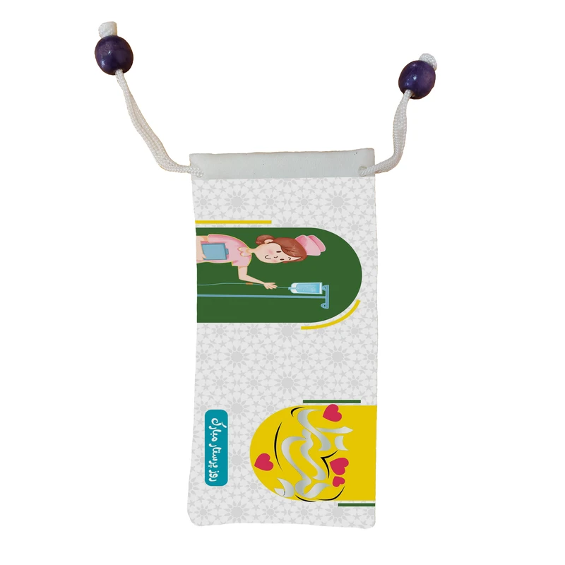 کاور عینک طرح روز پرستار مبارک مدل m2999