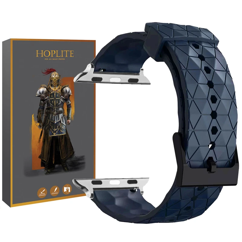 بند هاپلایت مدل Rhombus Silver HL مناسب برای اپل واچ سری 7/8/9 سایز 45 میلیمتری