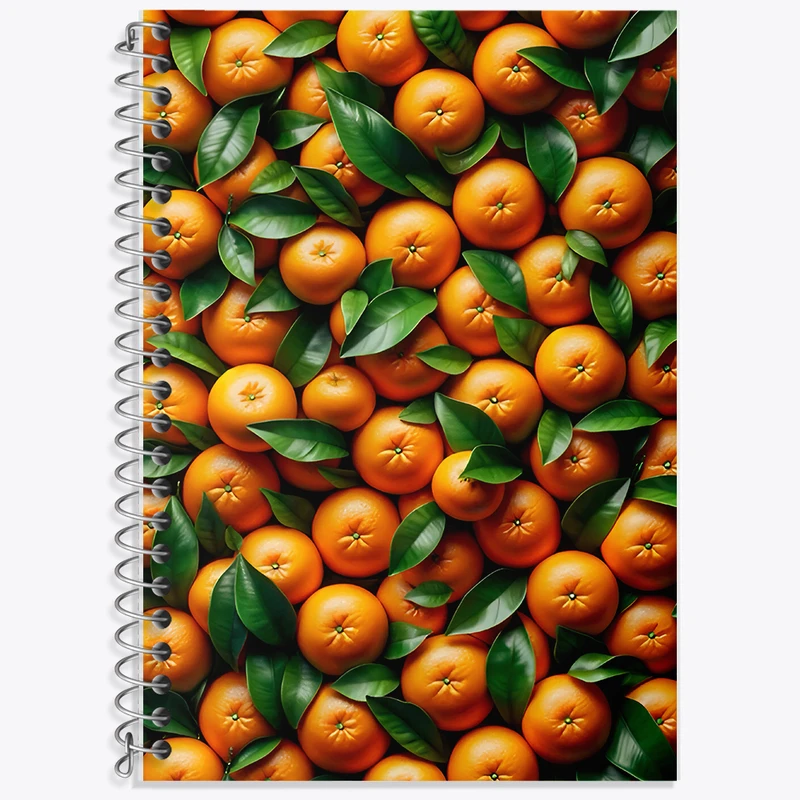 دفتر لغت 50 برگ خندالو طرح پترن پرتقال کد F7874