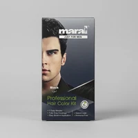 کیت رنگ موی مردانه مارال مدل Black حجم 50 میلی لیتر بسته 2 عددی