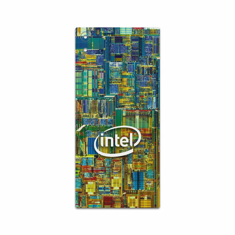 برچسب پوششی ماهوت مدل Intel Brand مناسب برای گوشی موبایل سونی Xperia XA1 Ultra