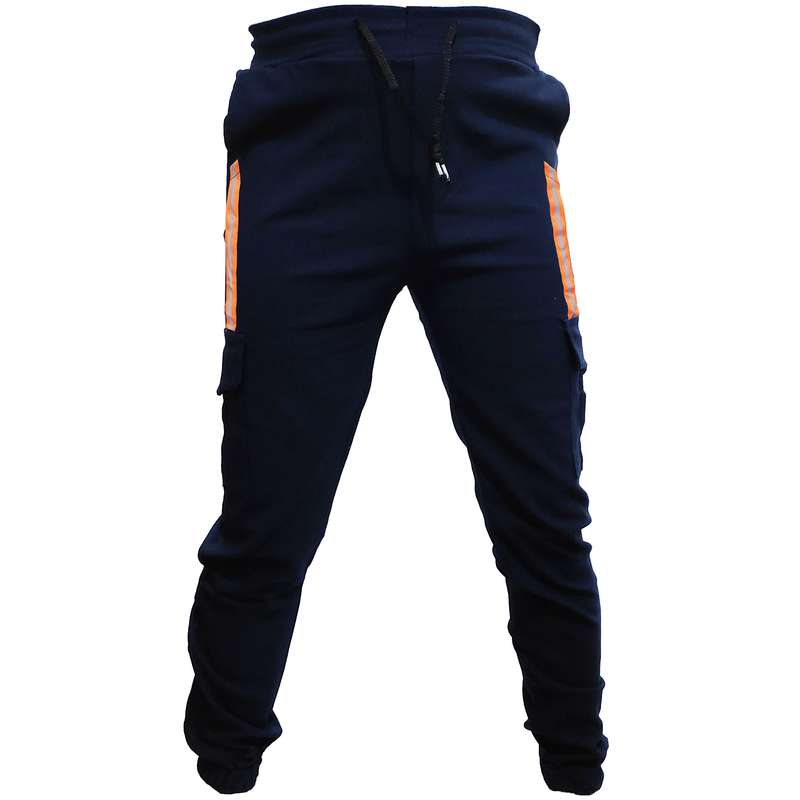 شلوار مردانه مدل شبرنگی کد r-20754 رنگ سرمه ای