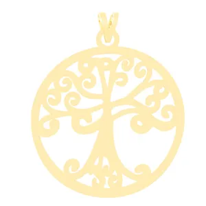 آویز گردنبند طلا 18 عیار زنانه الن نار مدل طرح درخت ELN3795