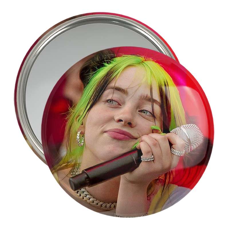 آینه جیبی خندالو مدل بیلی آیلیش Billie Eilish  کد 2775