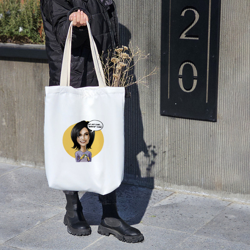 ساک خرید خندالو مدل مونیکا سریال فرندز کد 7937