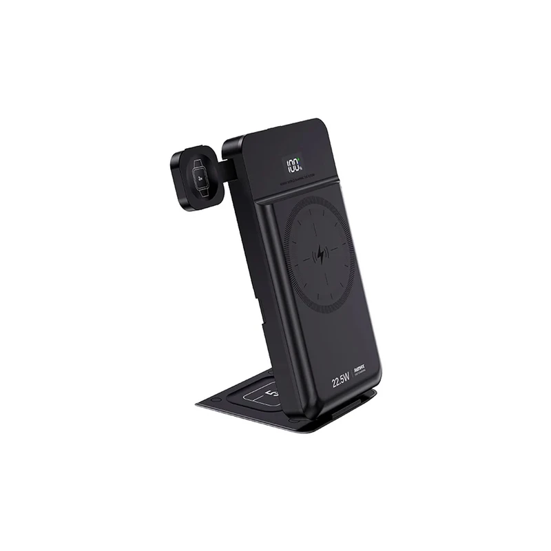 پاوربانک 5کاره بی سیم ریمکس مدل RPP-D3 22.5W ظرفیت 10000 میلی آمپر ساعت