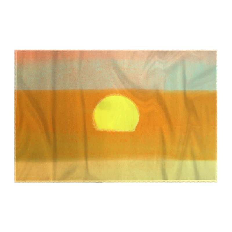 کاغذ کادو ترمه طراحان ایده مدل غروب آفتاب از وارهول کد art0879 سایز 57x37 سانتی متر