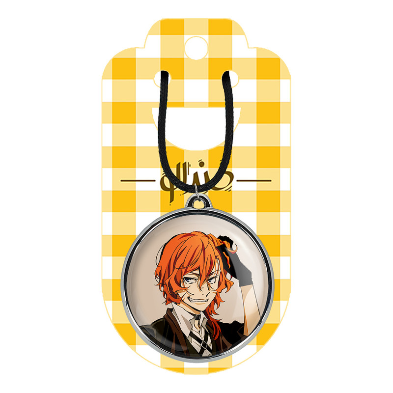 گردنبند خندالو مدل دازای و ناکاهارا چویا انیمه سگ های ولگرد بانگو کد 1178311781