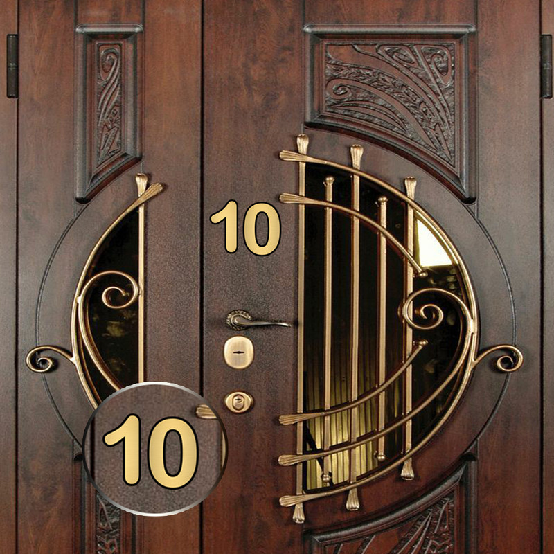 تابلو نشانگر کازیوه طرح پلاک واحد کد BG-11 مجموعه 11 عددی