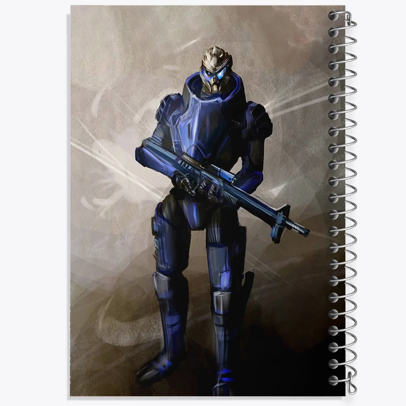 دفتر نقاشی 50 برگ خندالو طرح بازی مس افکت (Mass Effect) کد 31549