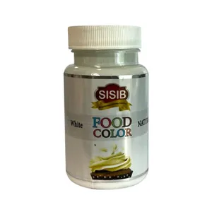 پودر رنگ خوراکی طبیعی سفید سی سیب - 40 گرم