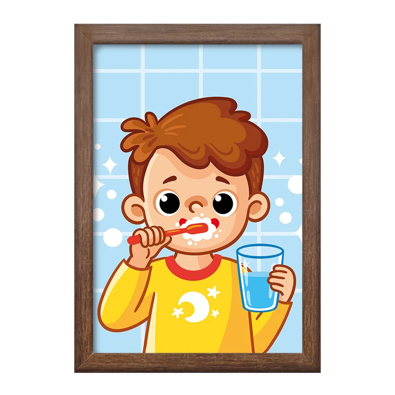 تابلو خندالو طرح دندان و دندانپزشکی کودکانه کد 27773