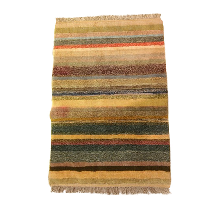 گبه فرش دستباف یک ونیم متری مدل بافت قشقای شیراز کد NKP.Z.N/36