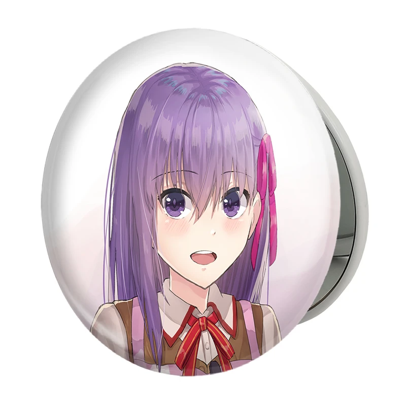 آینه جیبی خندالو طرح ساکورا انیمه فیت استی نایت Fate Stay Night مدل تاشو کد 22749 