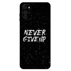 Megafone Never give up 1871 Cover For Motorola Moto G22