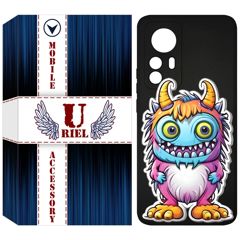 کاور یوریل قاب مدل KSH کد 50 طرح میکروب مناسب برای گوشی موبایل شیائومی 12T Pro / Redmi K50 Ultra