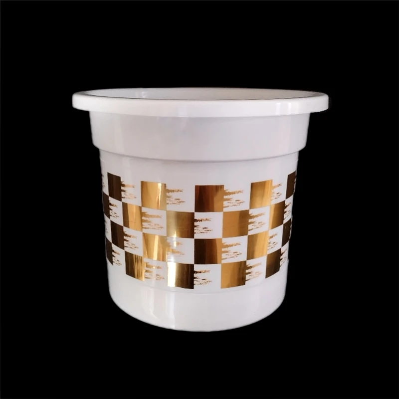 گلدان مدل گرد طرح اسکوار