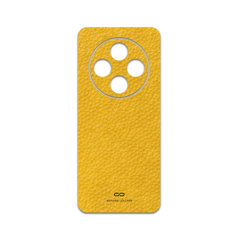 برچسب پوششی ماهوت مدل Mustard-Leather مناسب برای گوشی موبایل شیائومی Redmi 14C
