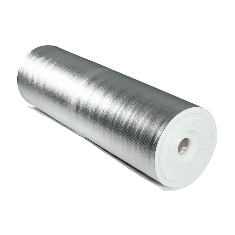 پارچه برزنت نسوز فویل دار مدل 5Mx1M پارچه برزنت نسوز فویل دار مدل 5Mx1M