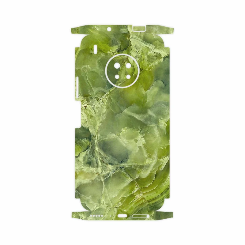 برچسب پوششی ماهوت مدل Green Crystal Marble-FullSkin مناسب برای گوشی موبایل هوآوی Y9a