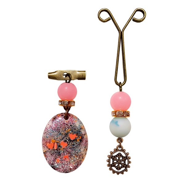 ست سنجاق سینه و گیره روسری کد PMke02