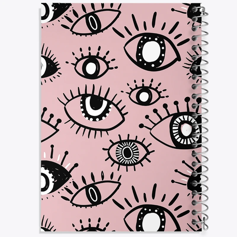 دفتر شطرنجی 50 برگ خندالو مدل چشم کد N931