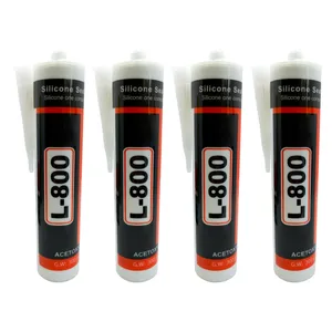 چسب آکواریوم ال 800 مدل G.W حجم 300 میلی لیتر مجموعه 4 عددی