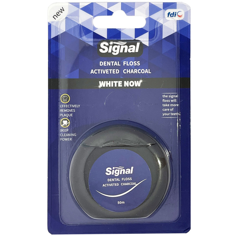 نخ دندان سیگنال مدل کربنی 3D WHITE