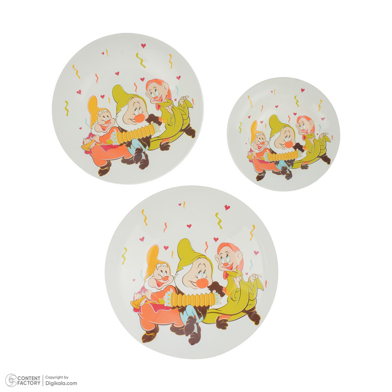 سرویس غذاخوری 5 پارچه یک نفره مدل کارتونی