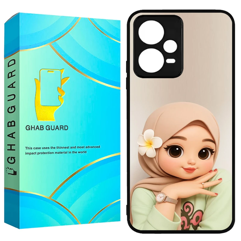 کاور قاب گارد طرح دختر مدل GCHPX5P مناسب برای گوشی موبایل شیائومی Poco X5 Pro 5G