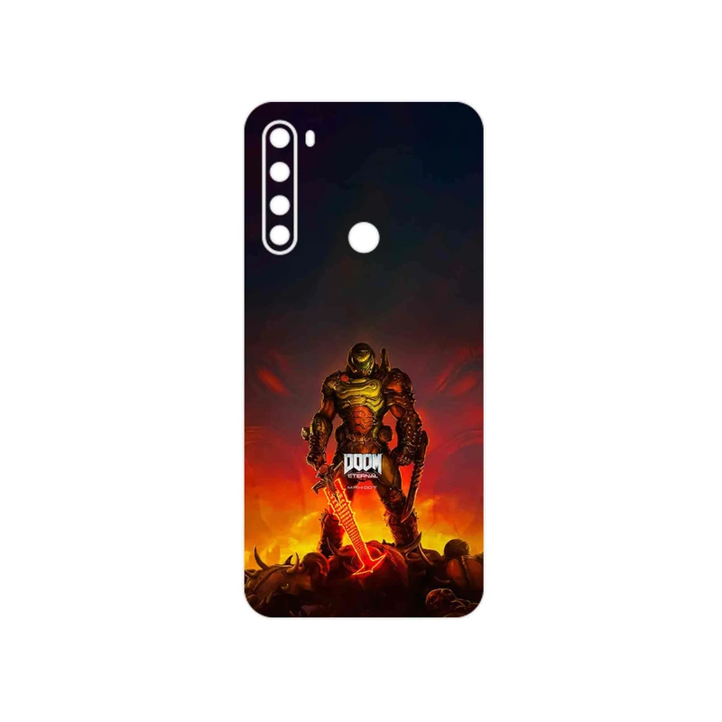 برچسب پوششی ماهوت مدل DOOM Game Series مناسب برای گوشی موبایل شیائومی Redmi Note 8 2021
