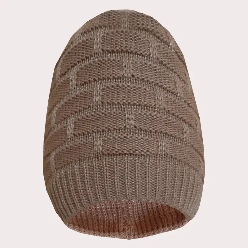 ست کلاه و شال گردن بافتنی بچگانه مدل تبسم 4