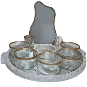 مجموعه ظروف هفت سین ۱۰ پارچه مدل ویترای
