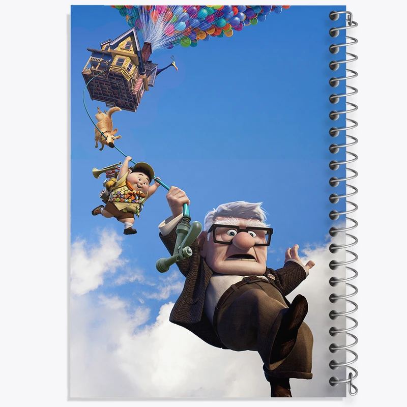 دفتر ژورنال نویسی 50 برگ خندالو مدل نقطه ای طرح آپ (Up) کد F8318