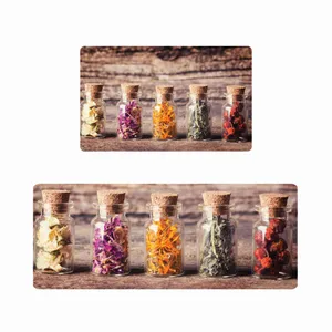 پادری طرح آشپزخانه دمنوش شیشه ای کد 632 مجموعه دو عددی