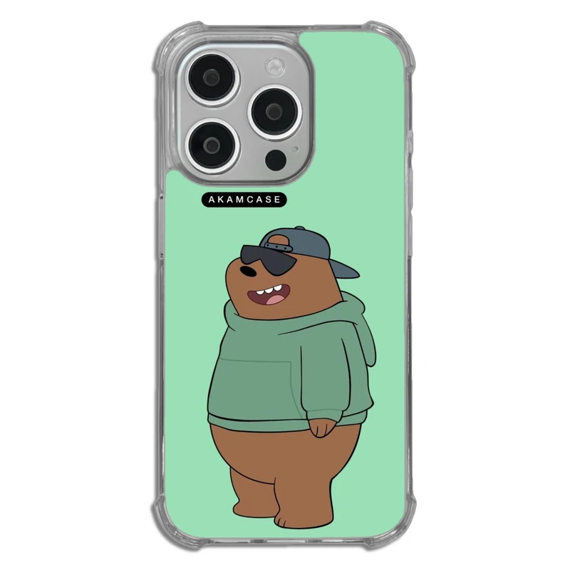 کاور آکام مدل AMCWTA15PRO-BARE BEAR4 مناسب برای گوشی موبایل اپل iPhone 15 Pro