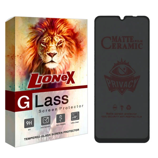 محافظ صفحه نمایش سرامیکی حریم شخصی لایونکس مدل PRCLI مناسب برای گوشی موبایل موتورولا Edge 30