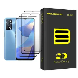 Somastel SD Glass MIX003 Screen Protector For Oppo A16 Pack Of 3